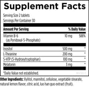 Insomnitol Chewables (60 Chewables) Supplement Facts