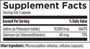 Iodine Synergy (120 Capsules) Supplement Facts