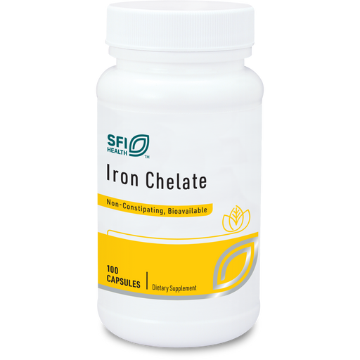 Klaire Labs - SFI Health - Iron Chelate (100 Capsules) - 