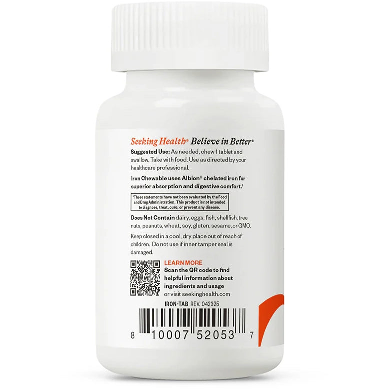 Iron Chewable (60 Tablets)