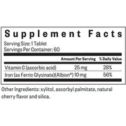 Iron Chewable (60 Tablets)