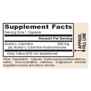 Acetyl L-Carnitine 500mg