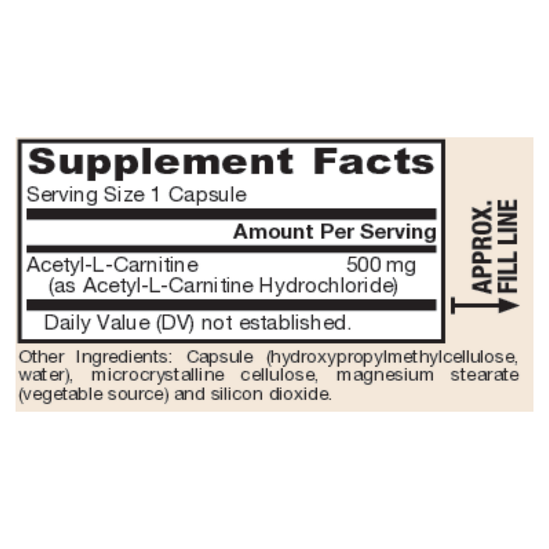 Acetyl L-Carnitine 500mg