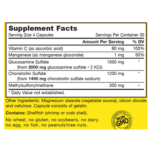 Glucosamine + Chondroitin + MSM