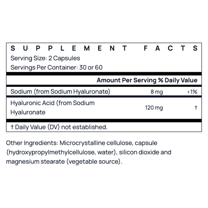 Hyaluronic Acid 120mg