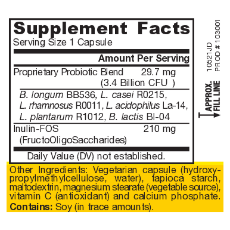 Jarro-Dophilus+ FOS (100 Capsules)