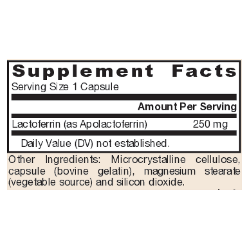 Lactoferrin 250mg (60 Capsules)