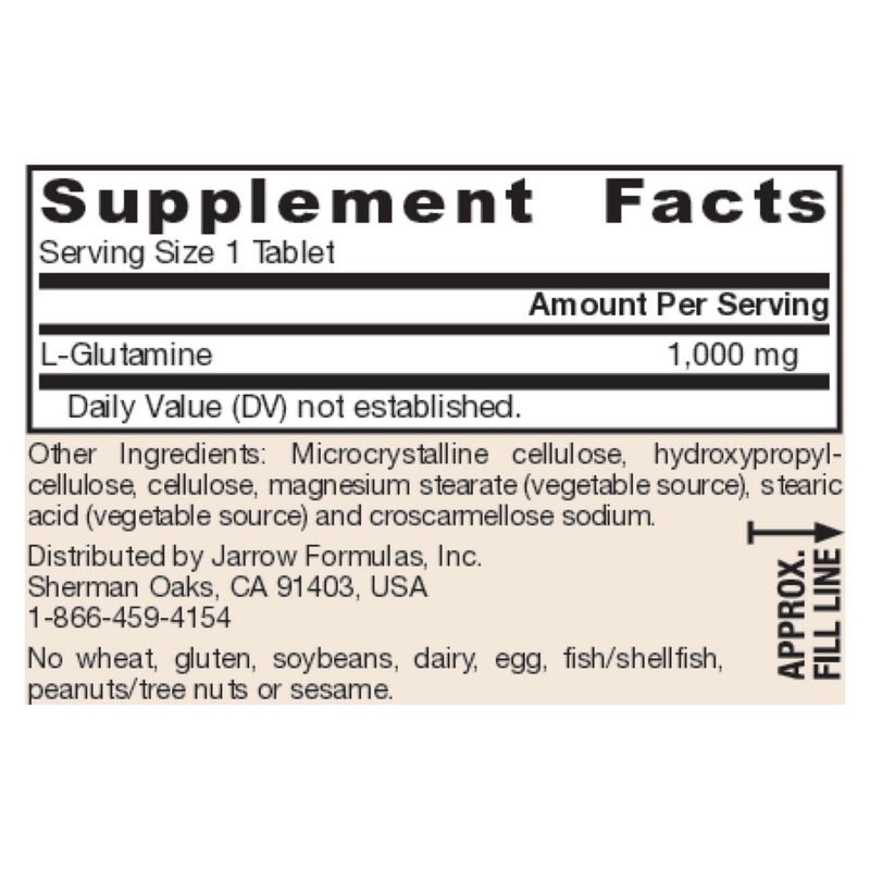 L-Glutamine 1000mg (100 Tablets)