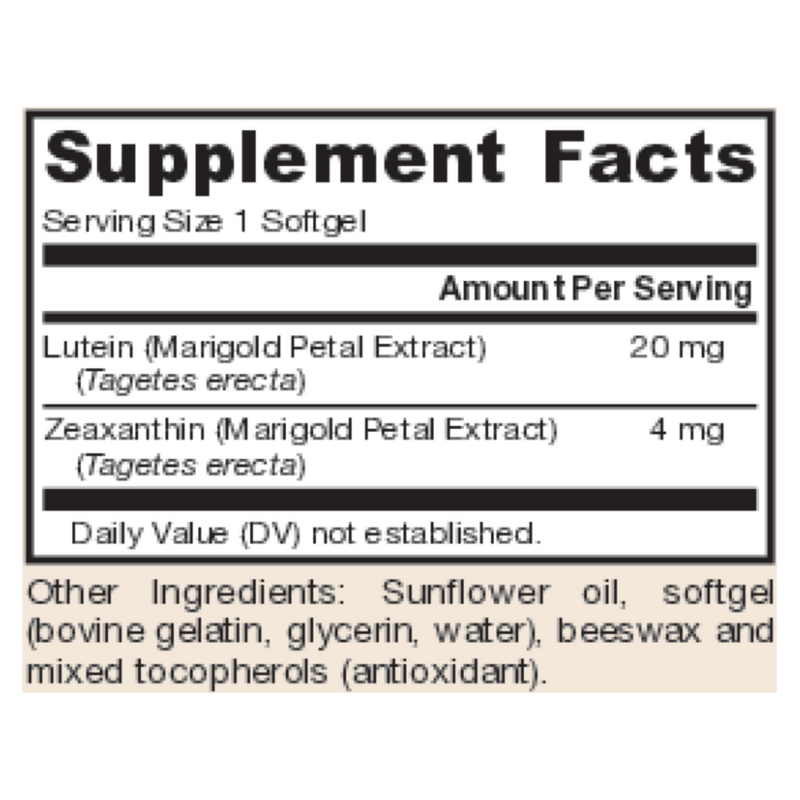 Lutein 20mg