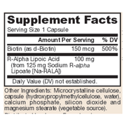 R-Alpha Lipoic Acid (60 Capsules)