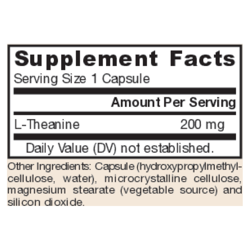 Theanine 200mg (60 Capsules)