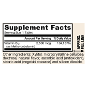 Methyl B-12 2,500mcg Tropical (100 Chewables)
