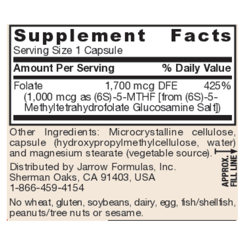 Methyl Folate 1000mcg (100 Capsules)