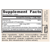 Methyl B-12 & Methyl Folate Lemon (100 Tablets)