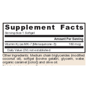 MK-7 180mcg (30 Softgels)