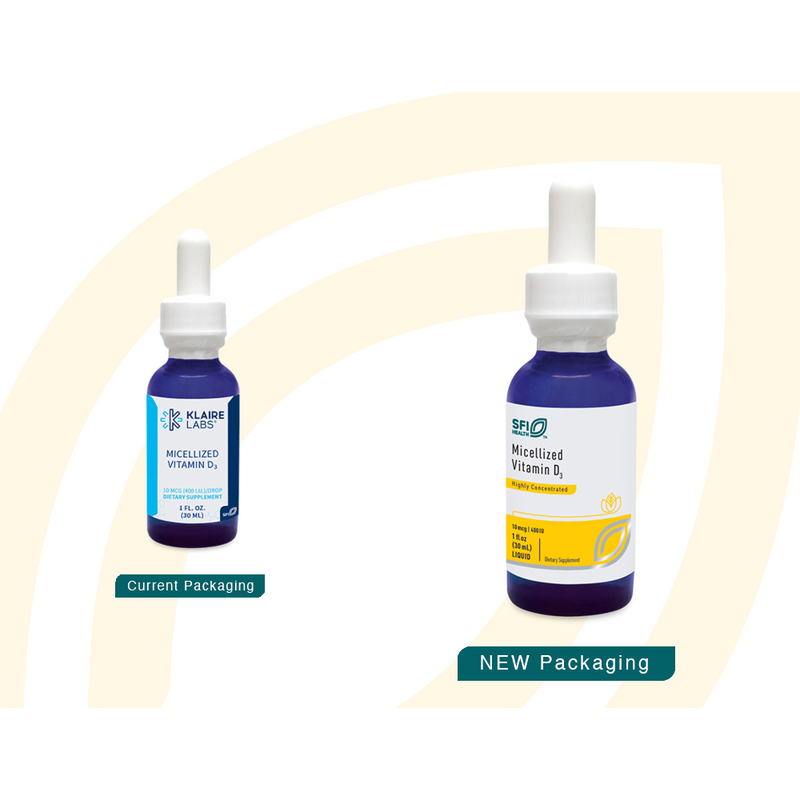 Micellized Vitamin D3 Liquid (10mcg) (1 fl oz) (30 mL)