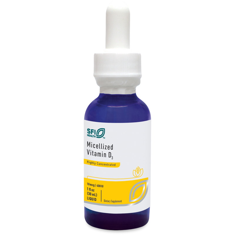 Micellized Vitamin D3 Liquid (10mcg) (1 fl oz) (30 mL)