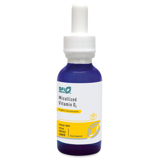 Klaire Labs - SFI Health - Micellized Vitamin D3 Liquid (10mcg) (1 fl oz) (30 mL) - 