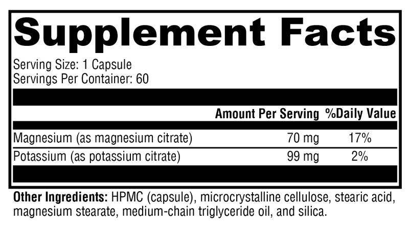 K-Mg Citrate (60 Capsules)