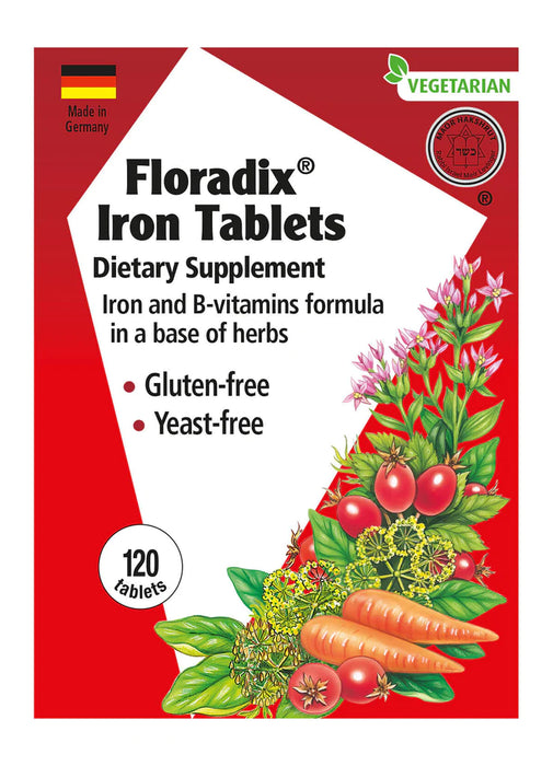 Floradix Iron Tablets (80 Tablets)-Vitamins & Supplements-Salus-120 Tablets-Pine Street Clinic
