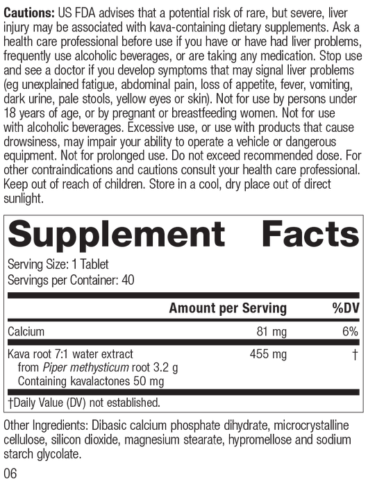 Kava Forte, 40 Tablets