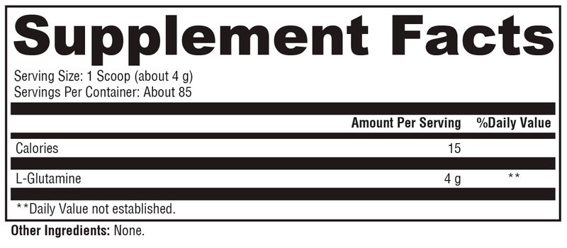 L-Glutamine 85 Servings