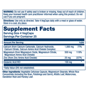 Calcium, Magnesium, Zinc (100 Capsules)