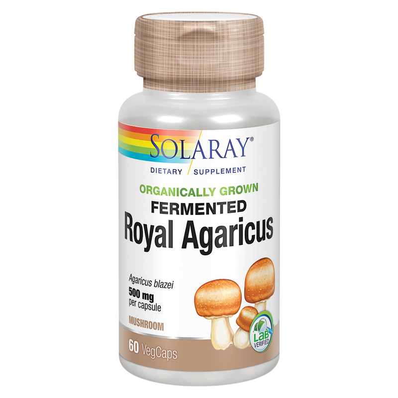 Organically Grown Fermented Royal Agaricus Mushroom (60 Capsules)