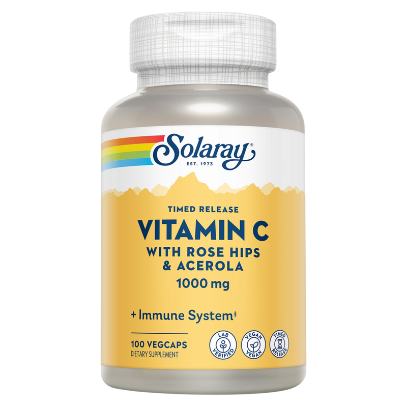 Vitamin C with Rose Hips & Acerola 1000mg (100 Capsules)
