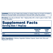Biotin, Timed-Release 5,000mcg (60 Capsules)