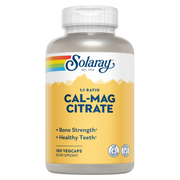 Calcium & Magnesium Citrate, 1:1 Ratio (180 Capsules)
