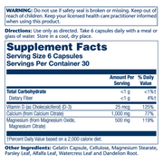 Calcium & Magnesium Citrate with Vitamin D-3, 2:1 Ratio (180 Capsules)