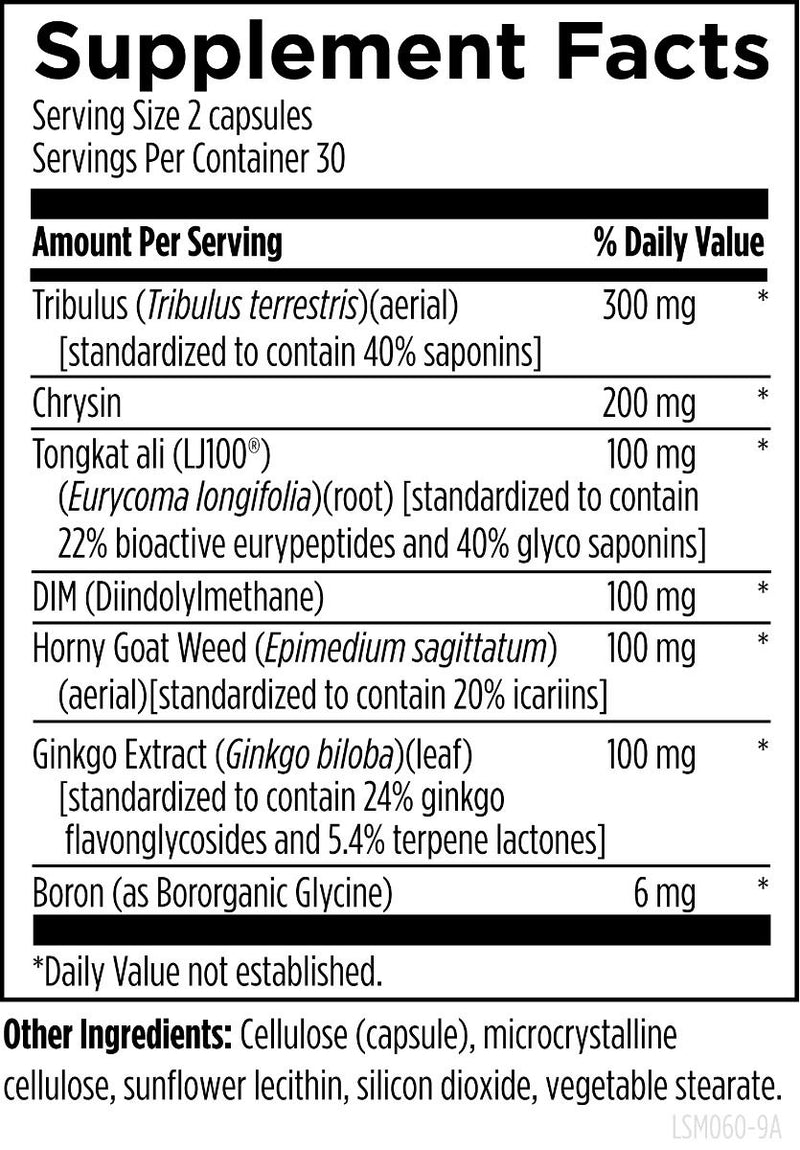 LibidoStim-M (60 Capsules) Supplement Facts