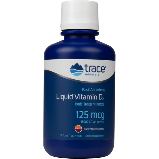 Liquid Vitamin D3 (16 Fluid Ounces)-Vitamins & Supplements-Trace Minerals-Pine Street Clinic