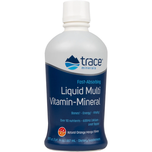 Liquid Multi Vitamin-Mineral (30 Fluid Ounces)-Vitamins & Supplements-Trace Minerals-Orange Mango-Pine Street Clinic