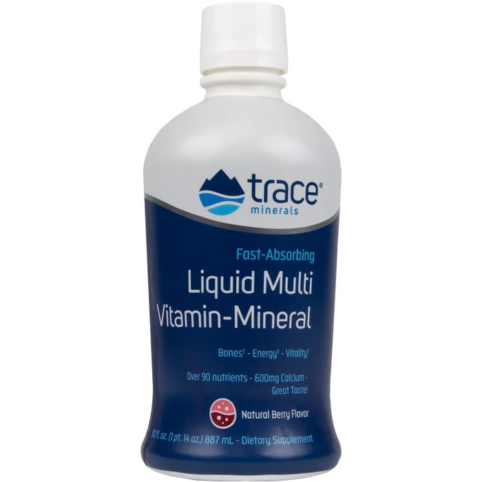 Liquid Multi Vitamin-Mineral (30 Fluid Ounces)-Vitamins & Supplements-Trace Minerals-Berry-Pine Street Clinic