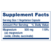 Magnesium Caps (100 Capsules)