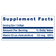 Vitamin D3 5,000IU (60 Softgels)