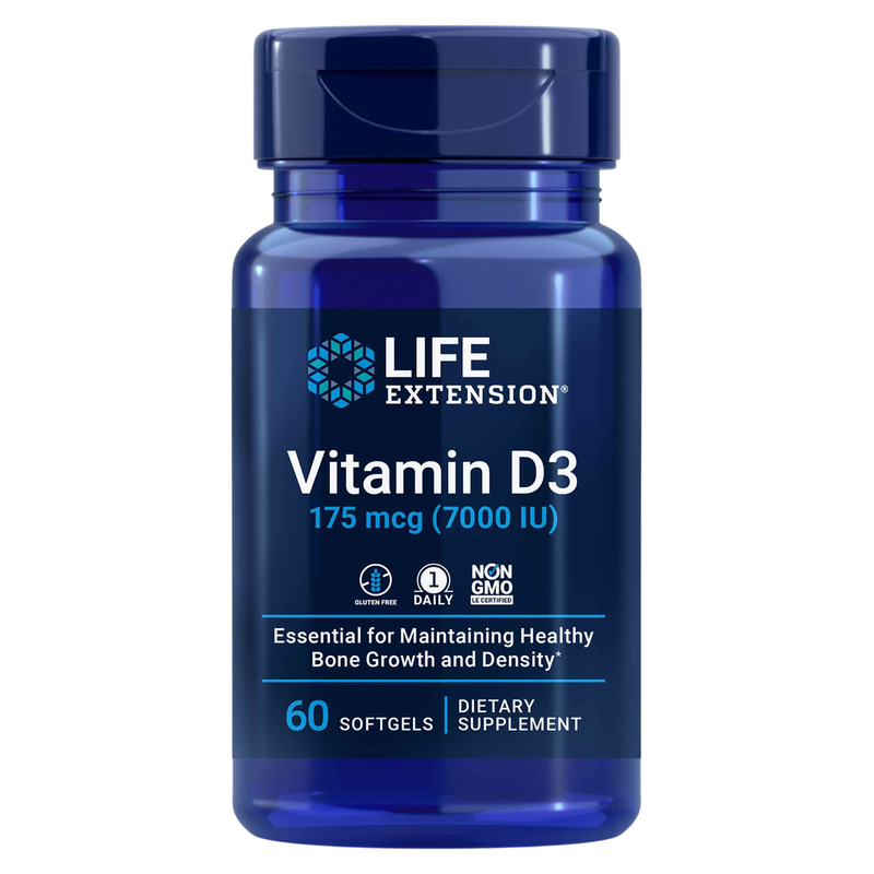 Vitamin D3 7,000IU (60 Softgels)