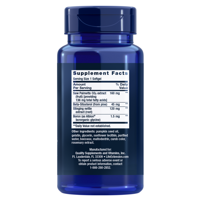 Men's Health Palmettoguard SA Palmetto/Nettle Root/Beta Sitosterol (60 Softgels)