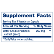 Water-Soluble Pumpkin Seed Extract (60 Capsules)