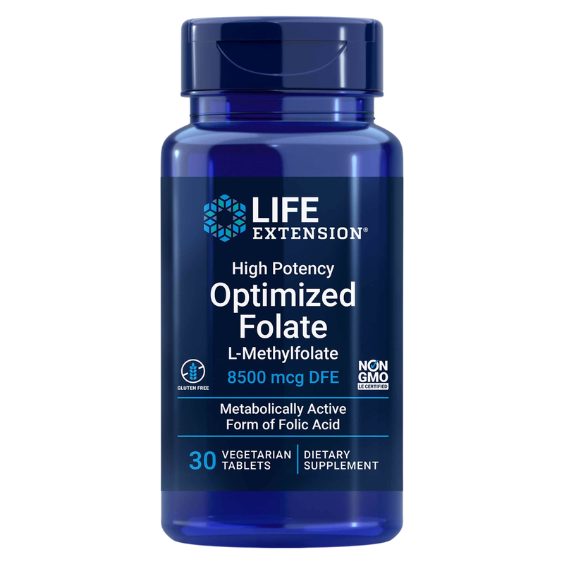 High Potency Optimized Folate 8500mcg (30 Tablets)