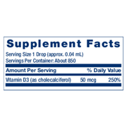 Liquid Vitamin D3 2000IU (29 ml)