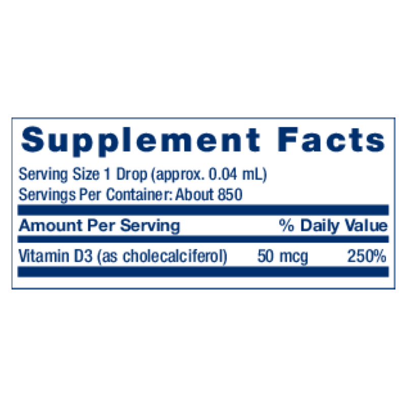 Liquid Vitamin D3 2000IU (29 ml)