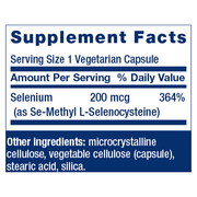 SE-Methylselenocysteine 200mcg (90 Capsules)