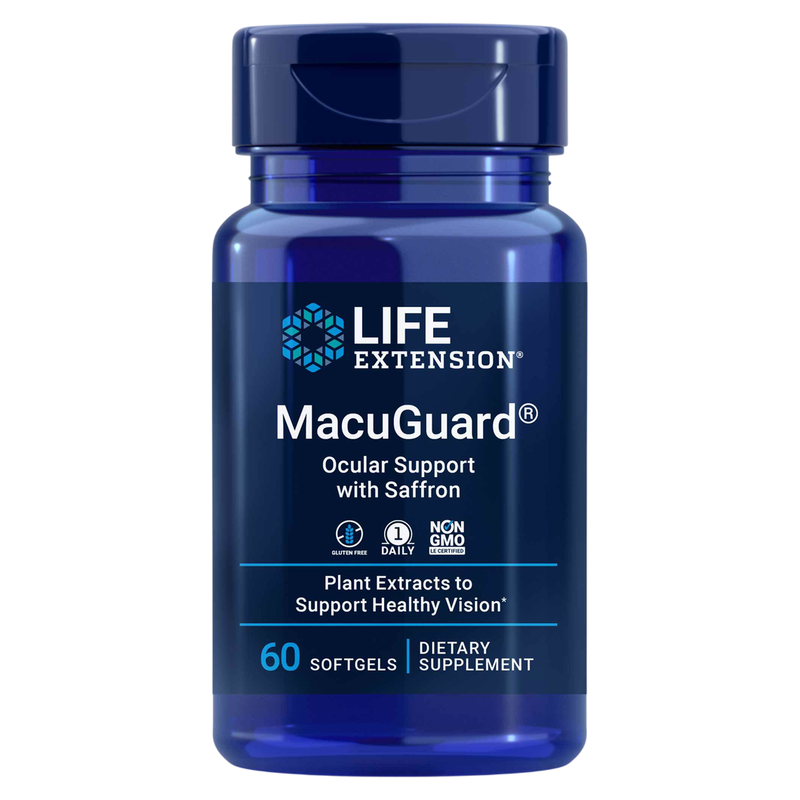 Macuguard® Ocular Support with Saffron (60 Softgels)