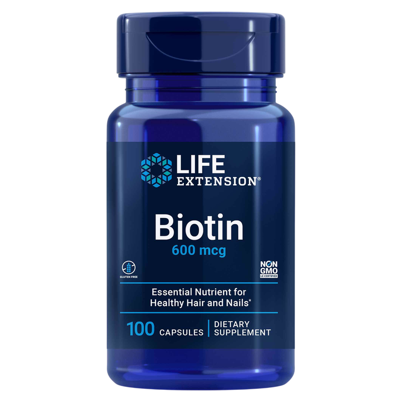Biotin 600mcg (100 Capsules)