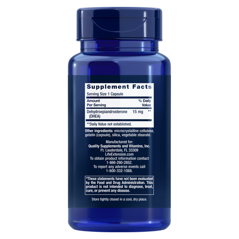 DHEA 15mg (100 Capsules)