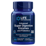 Enhanced Super Digestive Enzymes and Probiotics (60 Capsules)