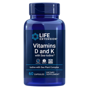 Vitamins D and K with Sea-Iodine (60 Capsules)